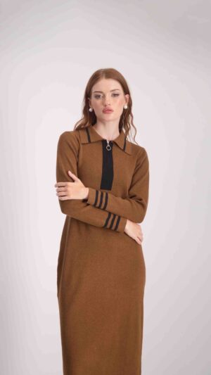 שמלת נור חום