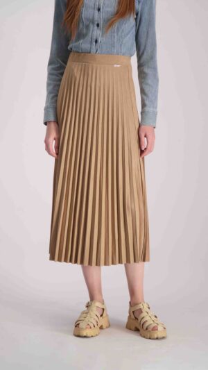 חצאית סהר חום