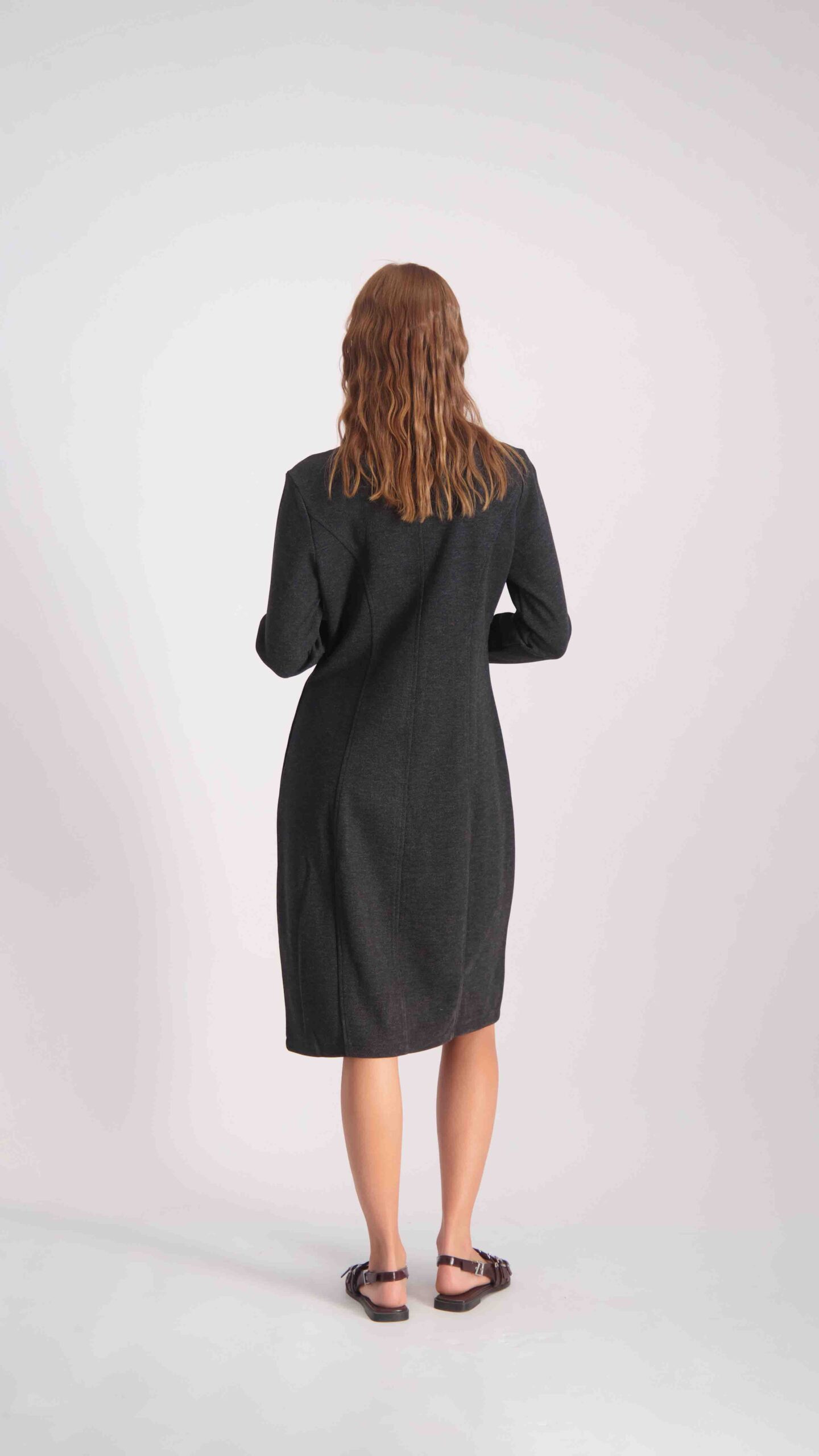 שמלת טליה אפור – תמונה 4