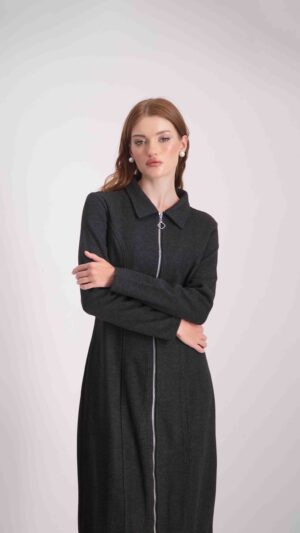 שמלת טליה אפור