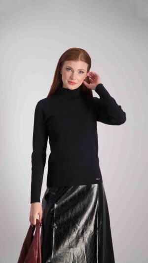 חולצת גולף שחור