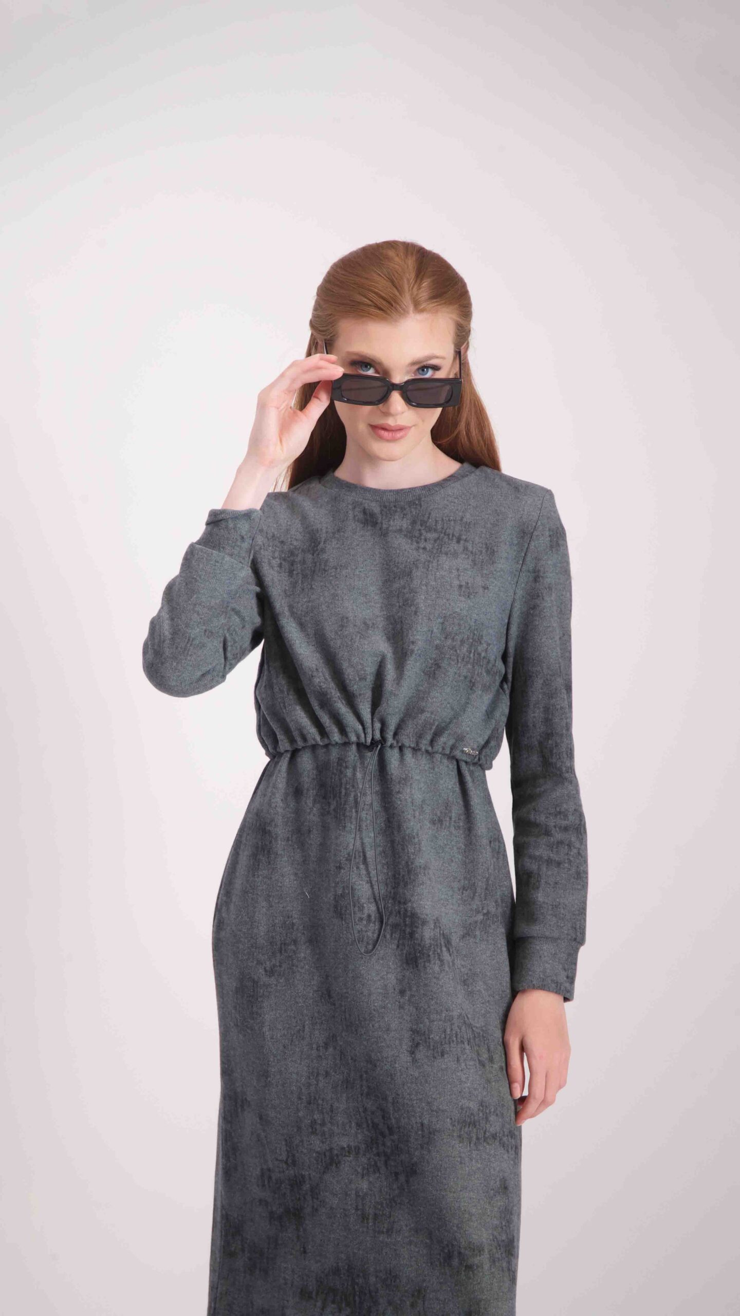 שמלת מיכל אפור