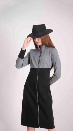 שמלת יערה אפור