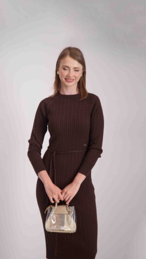 שמלת תמר חום