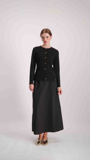 חצאית אור שחור