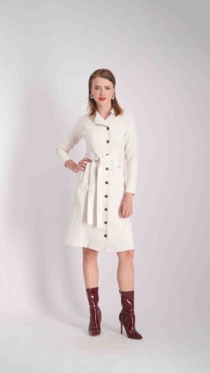 שמלת בקי קרם