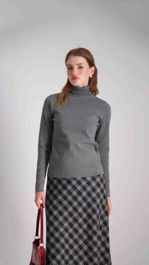 חולצת גולף אפור