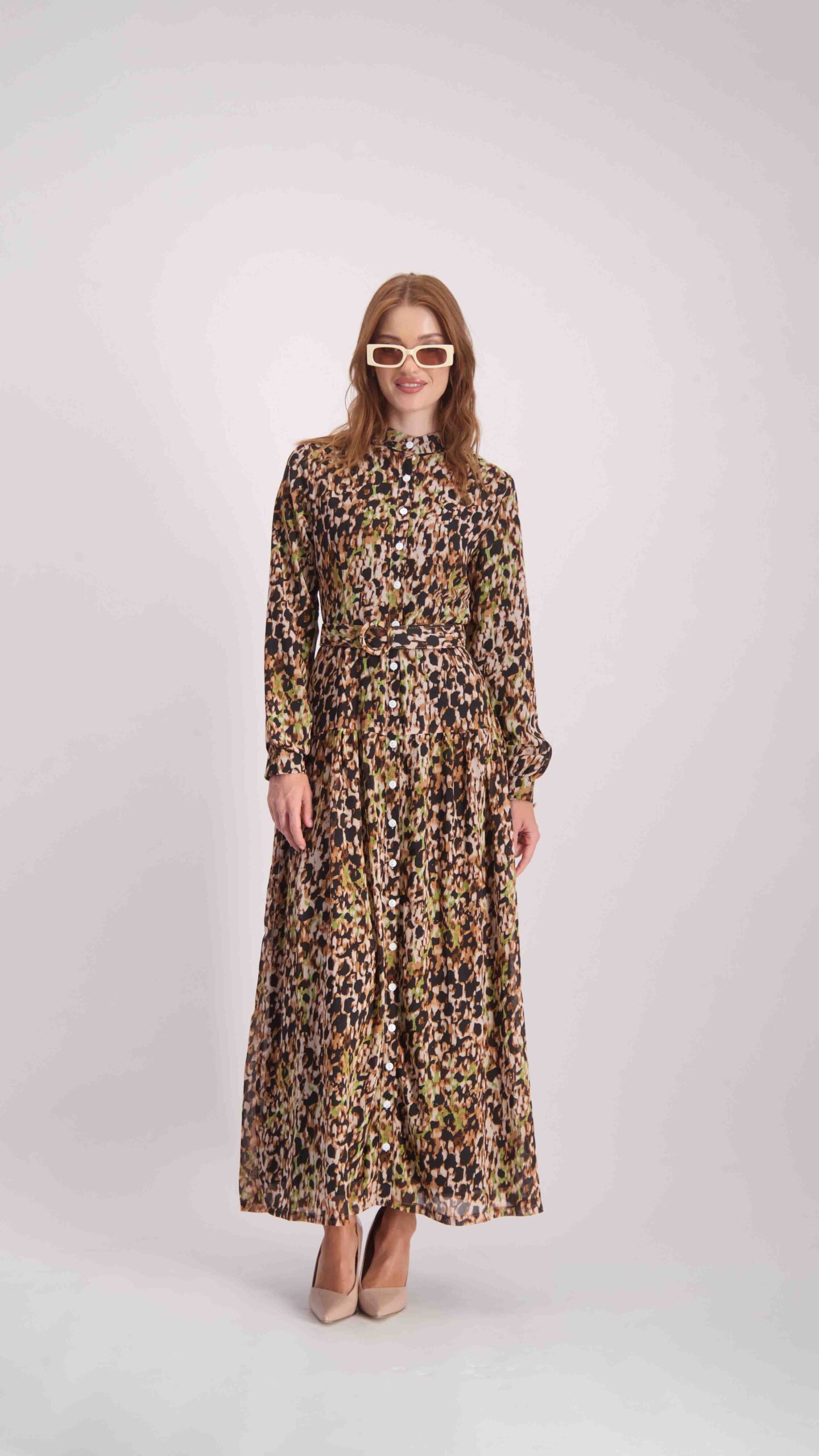 שמלת לונה מקסי ורוד – תמונה 4