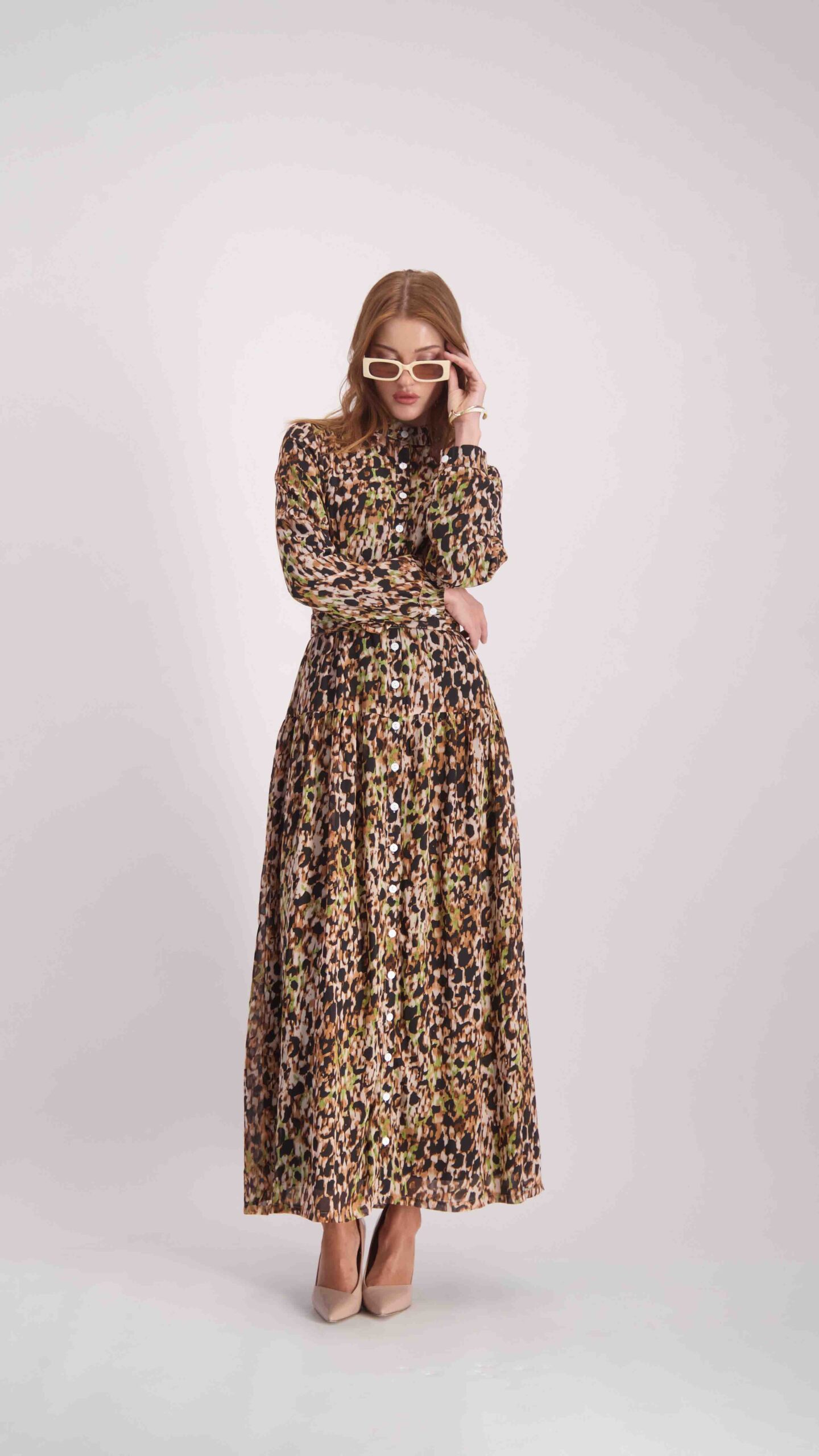 שמלת לונה מקסי ורוד – תמונה 5