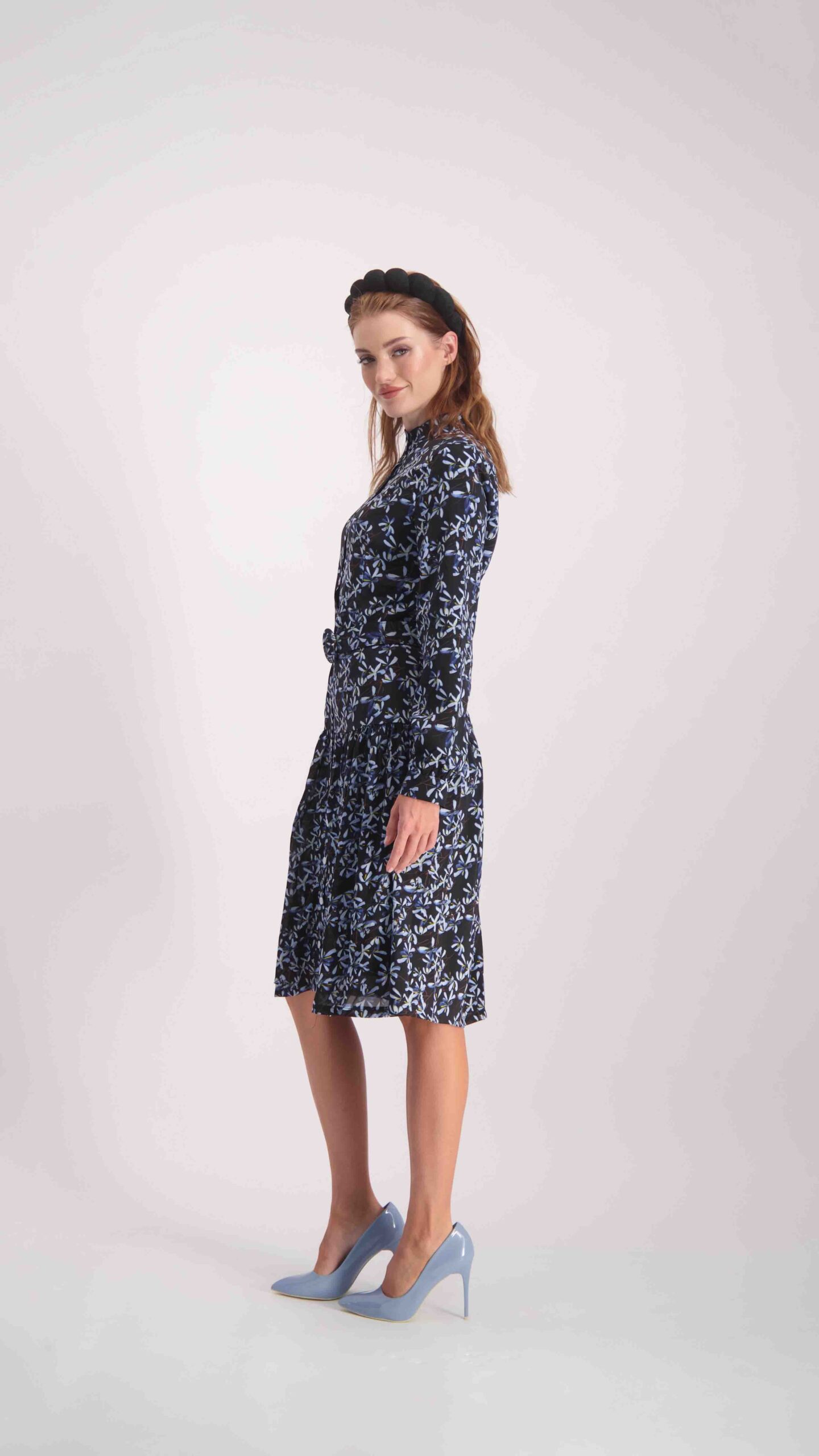 שמלת לונה שחור – תמונה 3