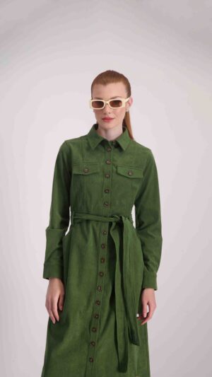 שמלת אלינור ירוק