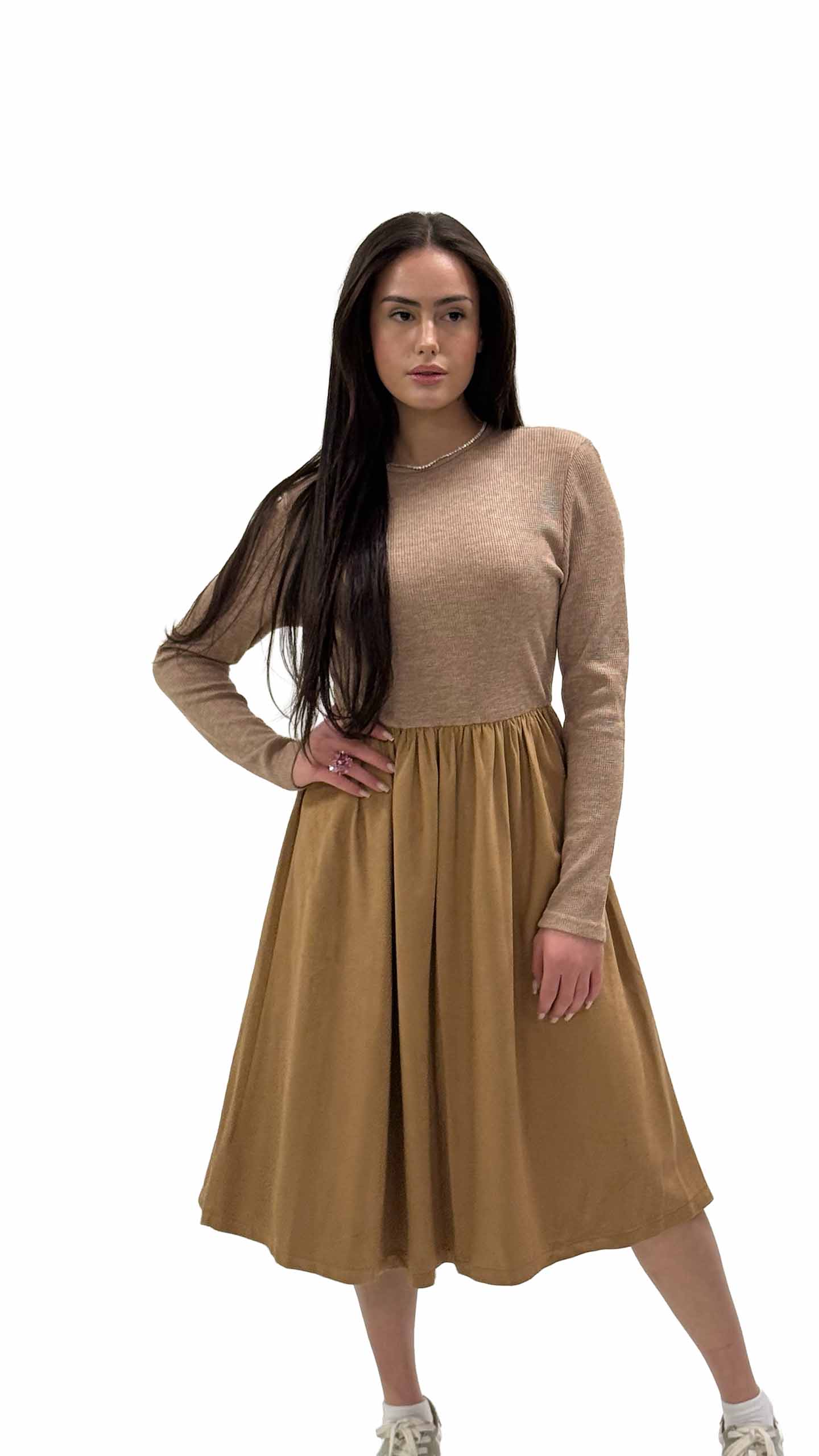 שמלת אנאל קפה – תמונה 5