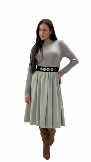 שמלת אנאל אפור