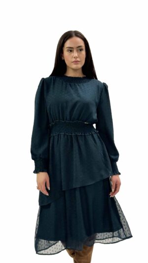 שמלת ליבי ירוק