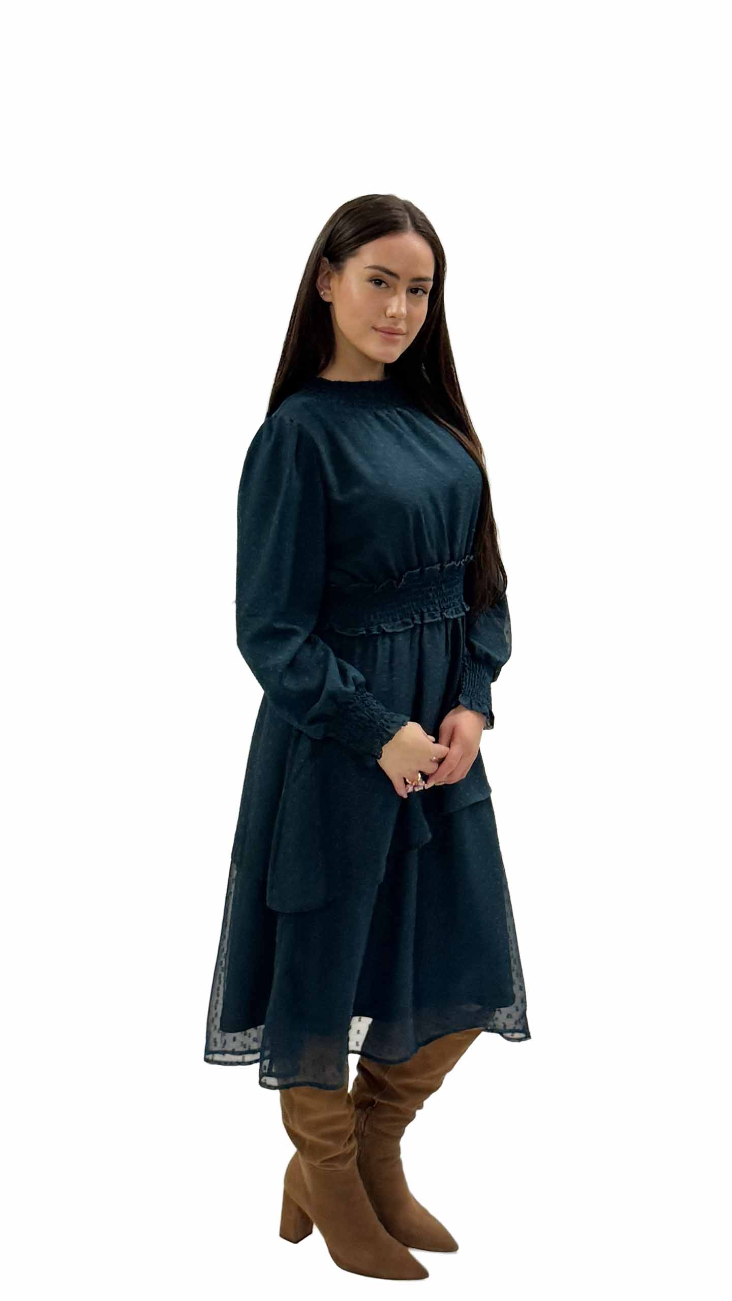 שמלת ליבי ירוק – תמונה 3