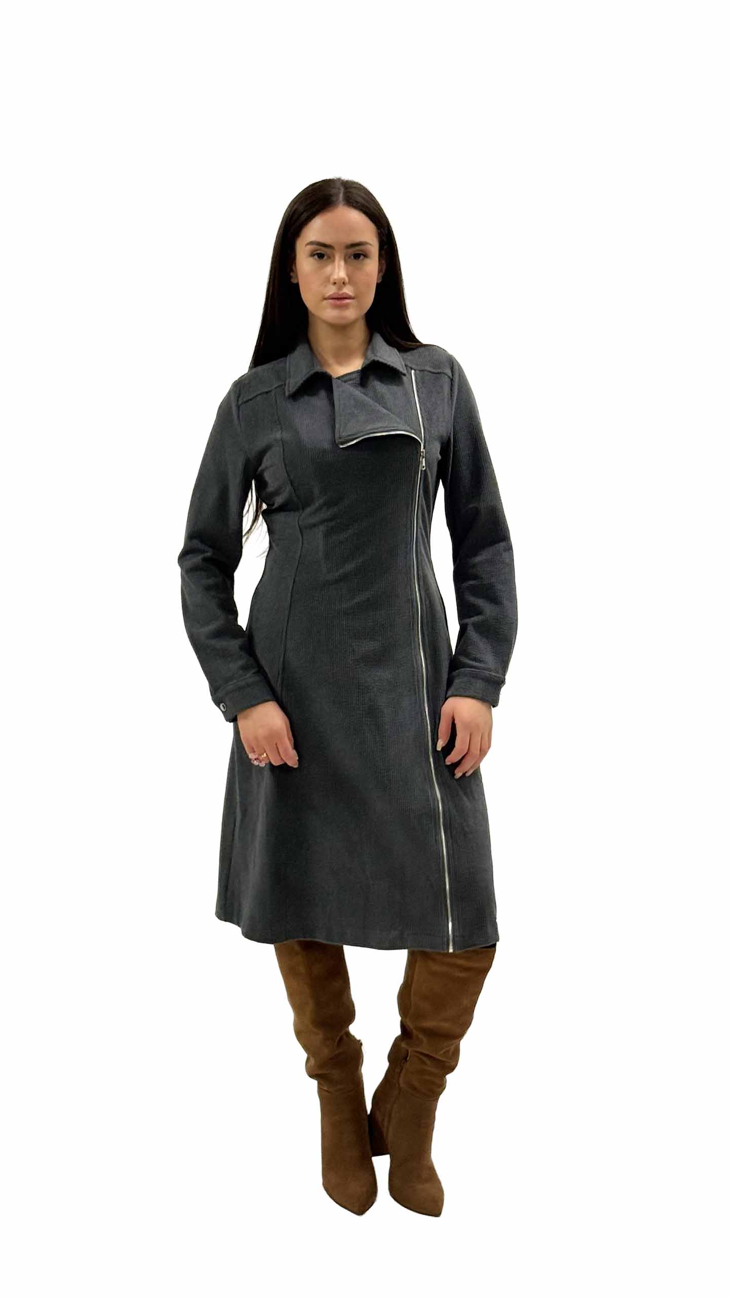 שמלת סיגל אפור