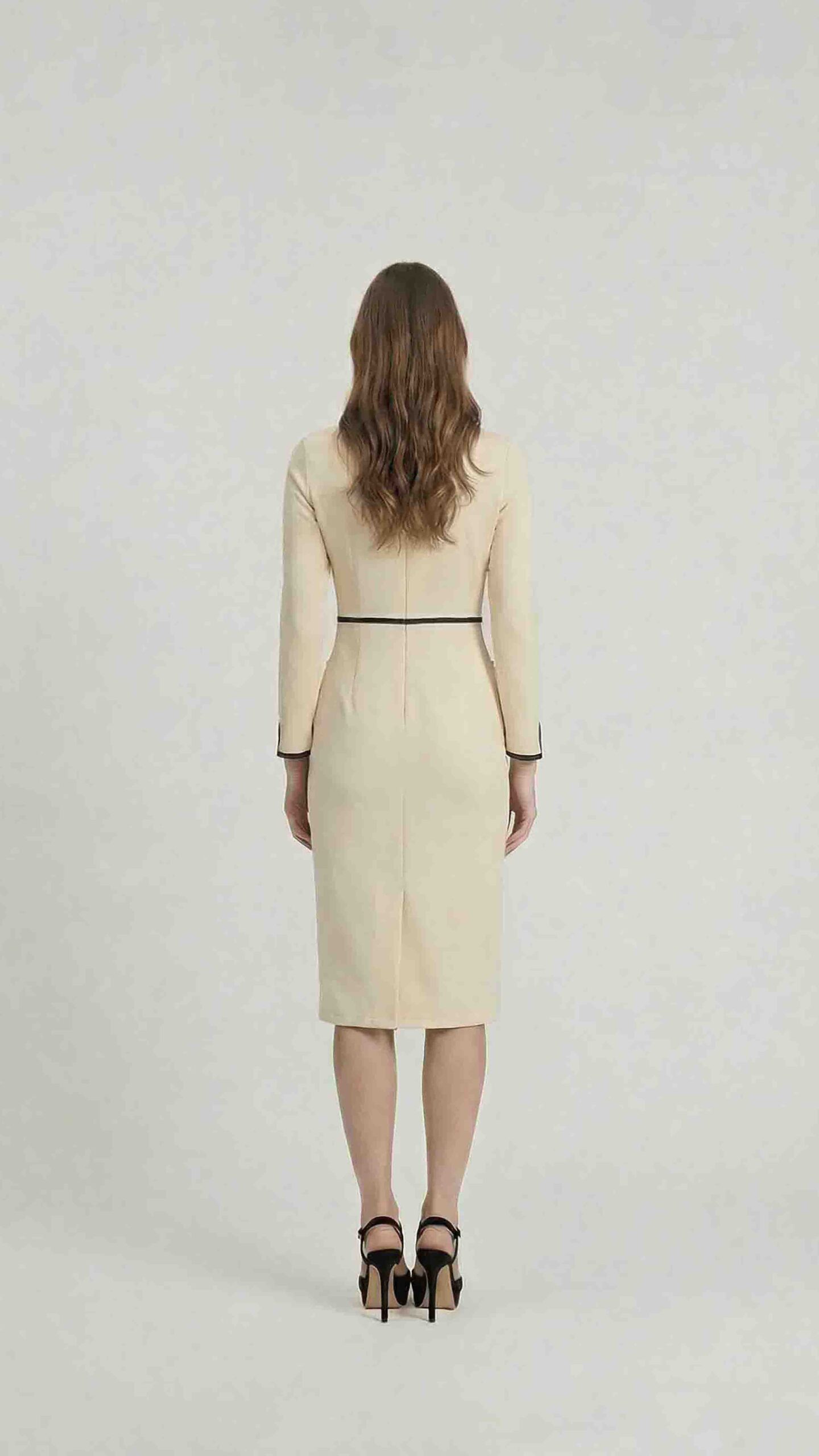 שמלת נעמה קרם – תמונה 4