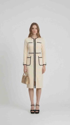 שמלת נעמה קרם