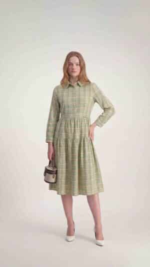 שמלת עופרי ירוק