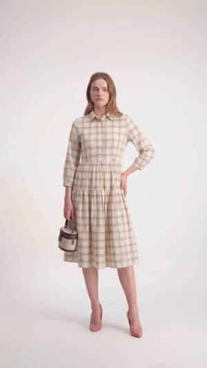 שמלת עופרי קרם