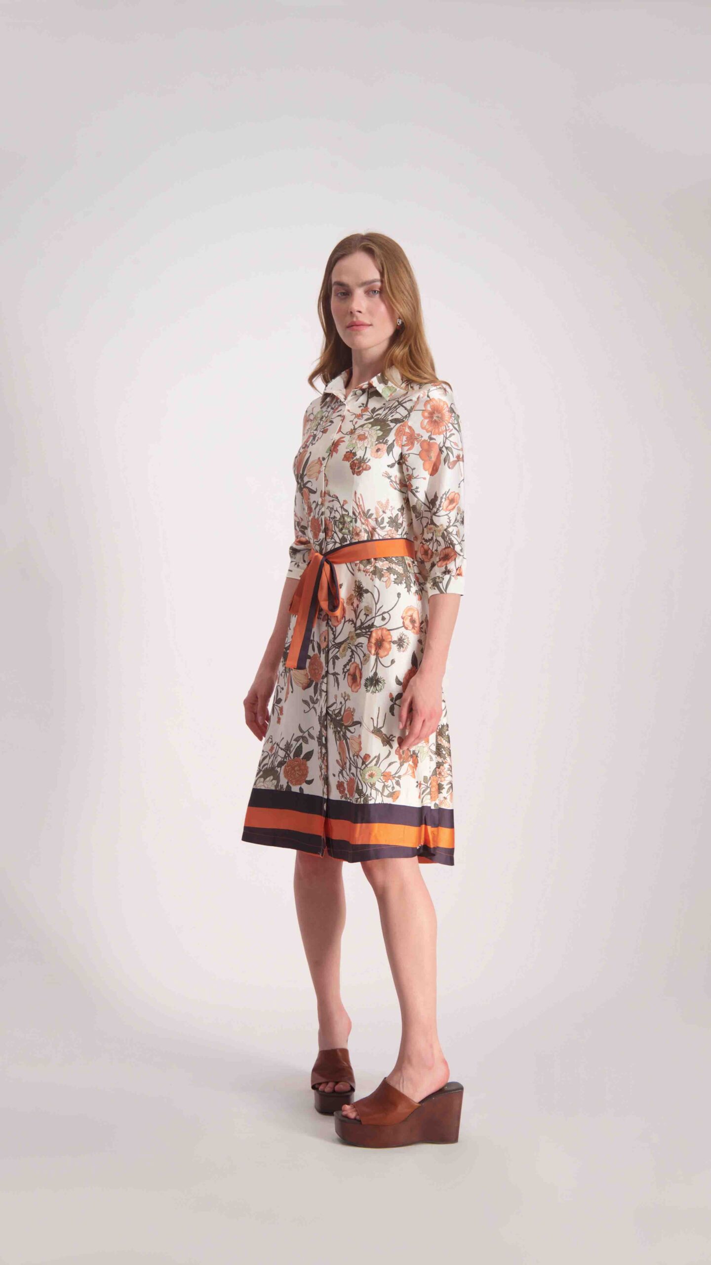 שמלת גלי כתום – תמונה 3