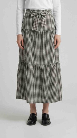 חצאית רותם משובץ