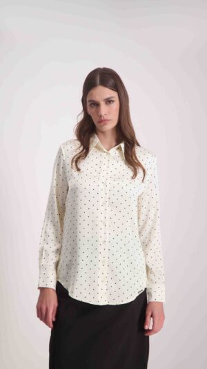 חולצת תמר קרם