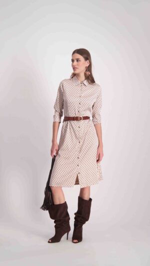 שמלת רוני ורוד