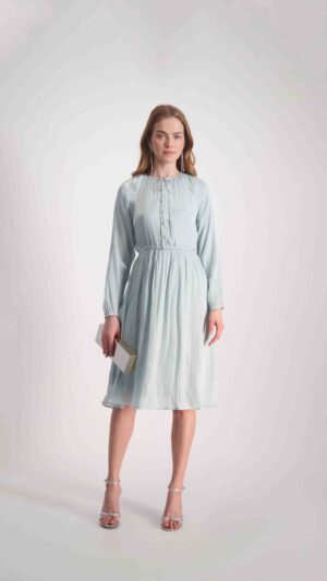 שמלת ניקול תכלת