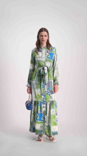 שמלת ניקול ירוק