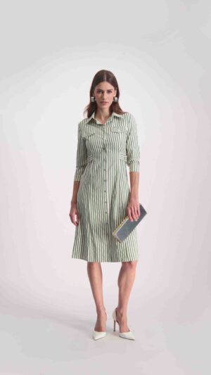 שמלת ג'וליה ירוק