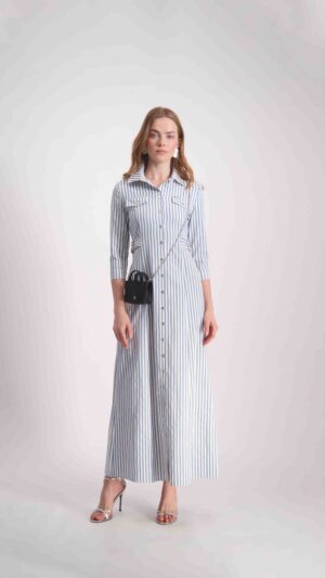 שמלת ג'וליה מקסי כחול