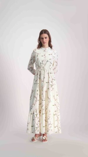 שמלת שירה קרם