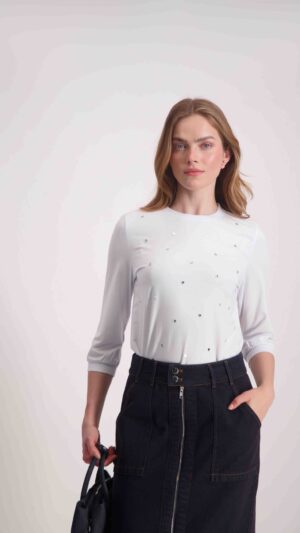 חולצת עמית לבן
