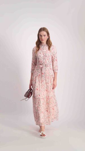 שמלת אלמה ורוד