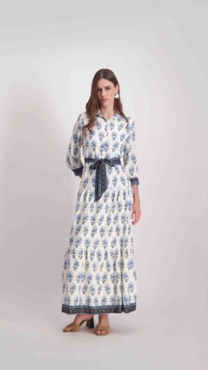 שמלת אלמה כחול