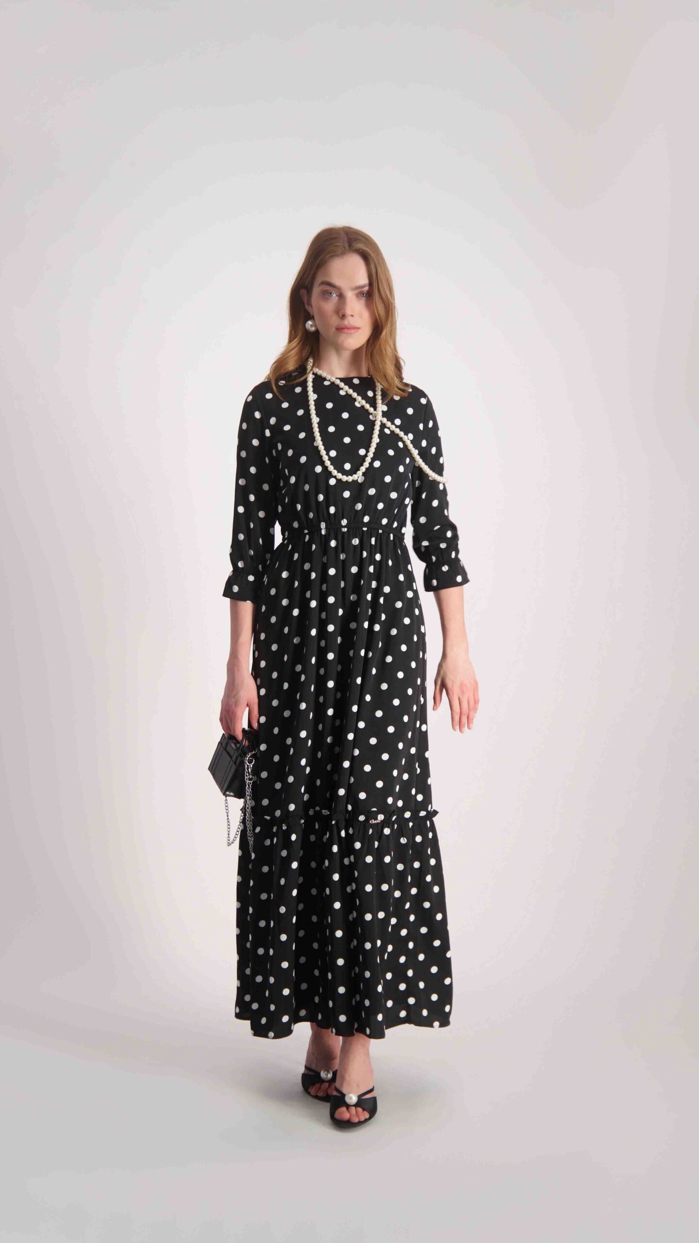 שמלת אורי מקסי שחור